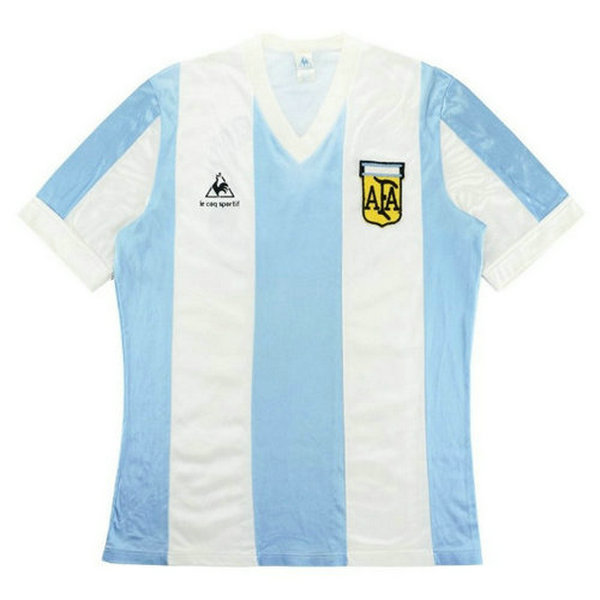 prima maglia argentina 1984 bianco uomo