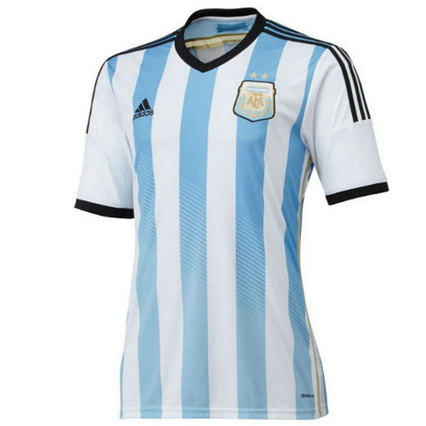 prima maglia argentina 2014 bianco uomo