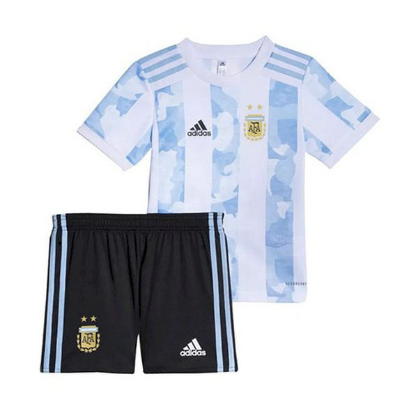 prima maglia argentina 2021 2022 blu bianco bambino