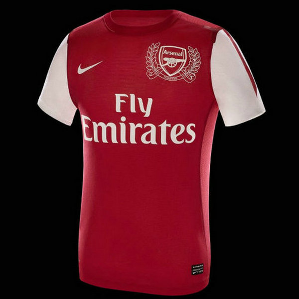 prima maglia arsenal 2011-2012 rosso uomo