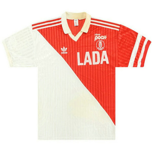 prima maglia as monaco 1990-1991 rosso uomo