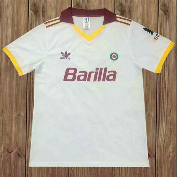 prima maglia as roma 1991 1992 bianco uomo