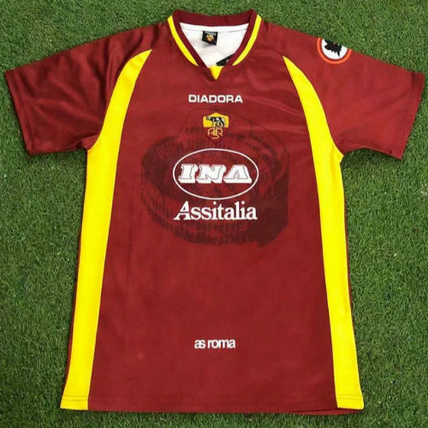 prima maglia as roma 1997-1998 rosso uomo