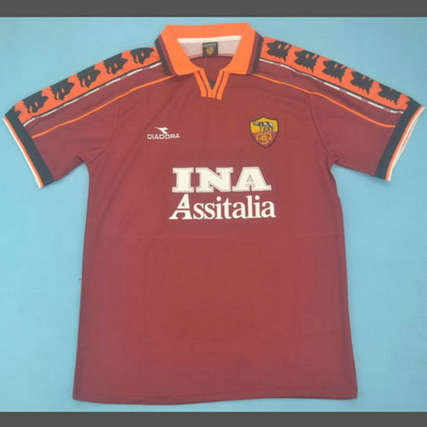 prima maglia as roma 1998-1999 rosso uomo