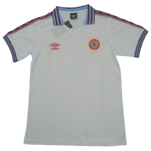 prima maglia aston villa 1980 bianco uomo