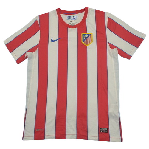 prima maglia atlético madrid 2011 2012 rosso bianco uomo