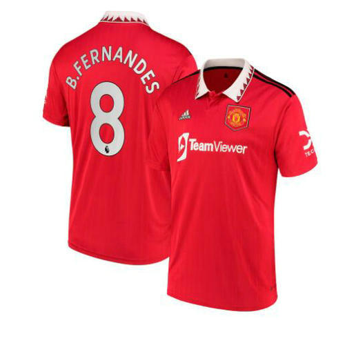 prima maglia b.fernandes 8 manchester united 2022-2023 uomo