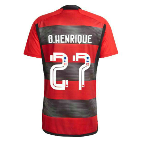 prima maglia b.henrique 27 flamengo 2023-2024 uomo