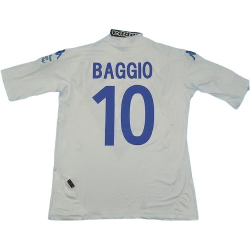 prima maglia baggio 10 brescia 2003-2004 bianco uomo