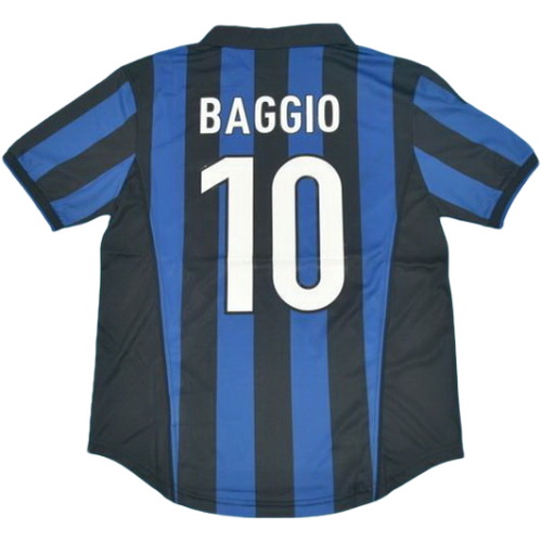 prima maglia baggio 10 inter 1998-1999 blu uomo