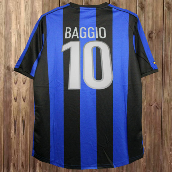 prima maglia baggio 10 inter 1999-2000 blu uomo