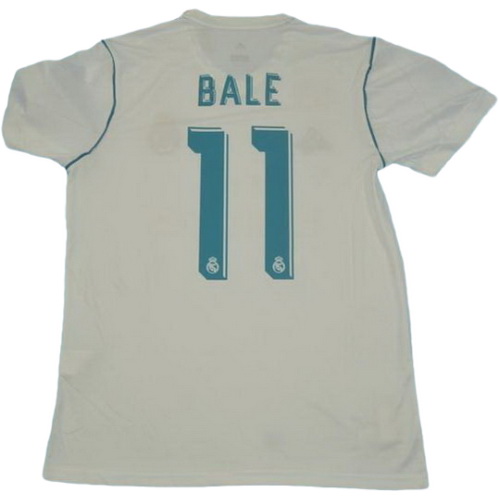 prima maglia bale 11 real madrid ucl 2017-2018 bianco uomo