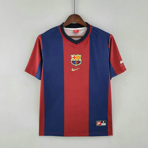 prima maglia barcellona 1998-1999 uomo