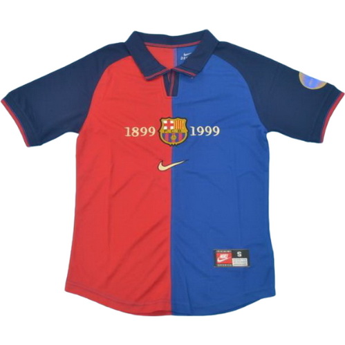 prima maglia barcellona 1999-2000 rosso blu uomo