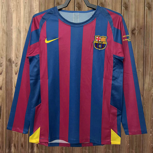 prima maglia barcellona 2005-2006 manica lunga uomo