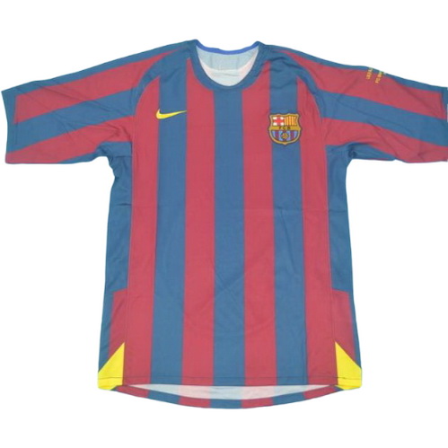 prima maglia barcellona 2005-2006 rosso blu uomo