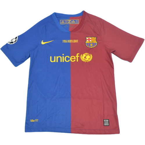 prima maglia barcellona 2008-2009 rosso blu uomo