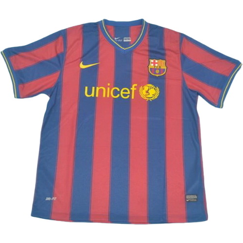 prima maglia barcellona 2009-2010 rosso blu uomo