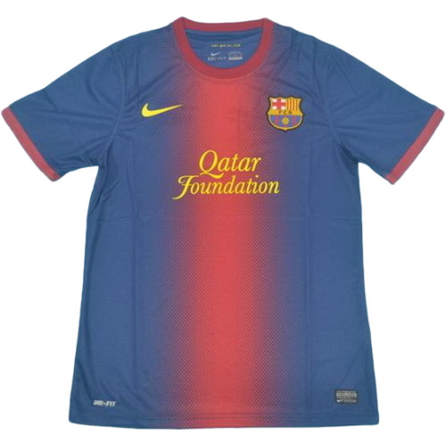 prima maglia barcellona 2012-2013 rosso blu uomo