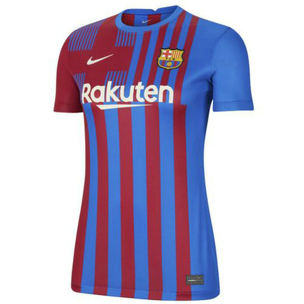 prima maglia barcellona 2021 2022 rosso blu donna