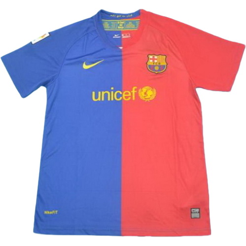 prima maglia barcellona lfp 2008-2009 rosso blu uomo