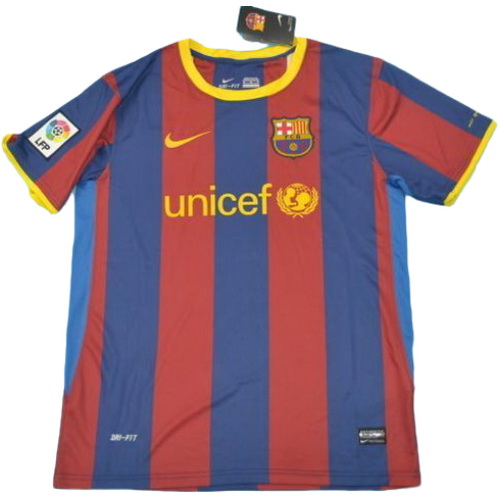 prima maglia barcellona lfp 2010-2011 rosso blu uomo