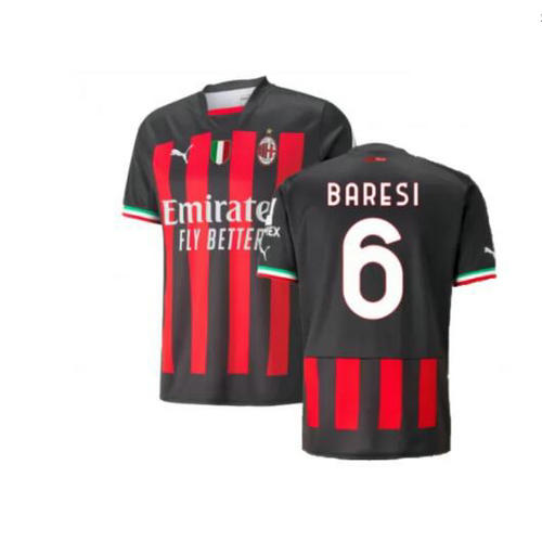 prima maglia baresi 6 ac milan 2022-2023 uomo