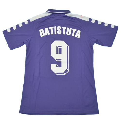 prima maglia baristuta 9 fiorentina 1998-1999 porpora uomo