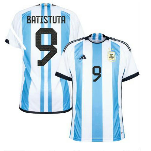 prima maglia batistuta 9 argentina 2022 uomo