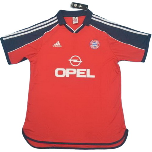 prima maglia bayern münchen 2000-2001 rosso uomo