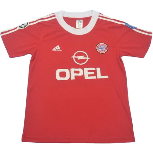 prima maglia bayern münchen 2001 rosso uomo