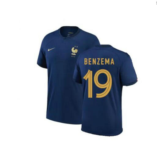 prima maglia benzema 19 francia 2022 uomo