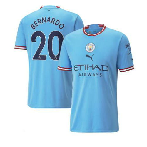 prima maglia bernardo 20 manchester city 2022-2023 uomo