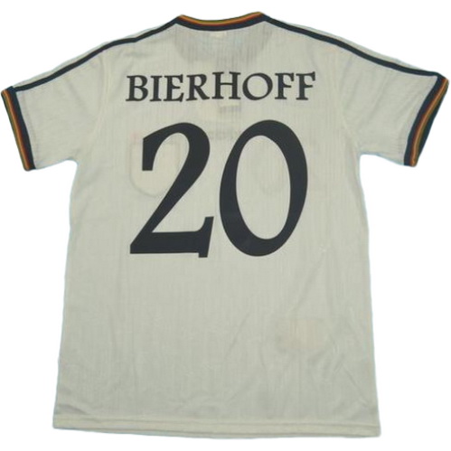 prima maglia bierhoff 20 germania 1996 bianco uomo