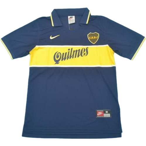 prima maglia boca juniors 1996-1997 blu uomo