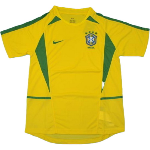 prima maglia brasile copa mundial 2002 giallo uomo