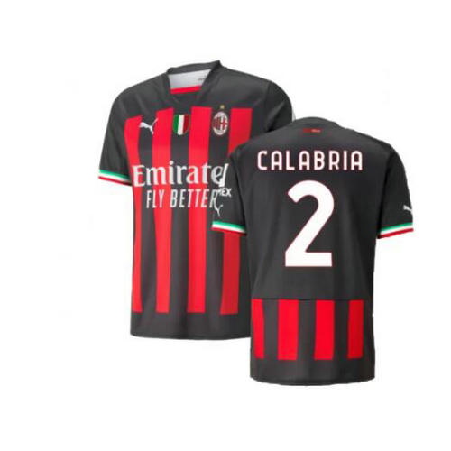 prima maglia calabria 2 ac milan 2022-2023 uomo