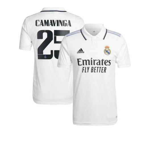 prima maglia camavinga 25 real madrid 2022-2023 uomo