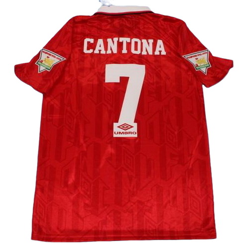 prima maglia cantona 7 manchester united 1994 rosso uomo