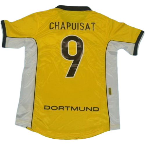 prima maglia chapuisat 9 borussia dortmund 1998 giallo uomo