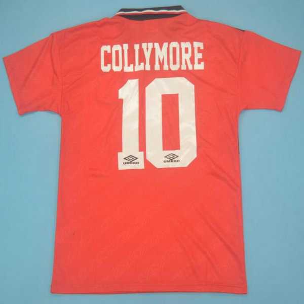 prima maglia collymore 10 nottingham forest 1994-1996 rosso uomo