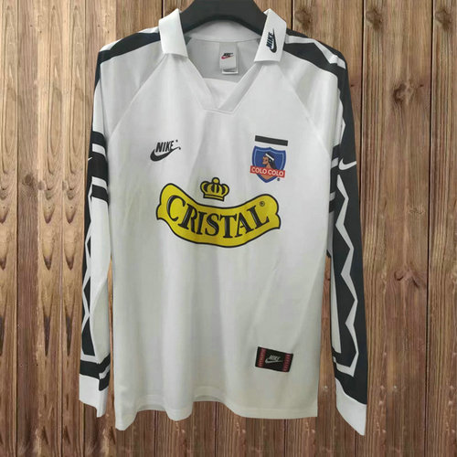 prima maglia colo-colo 1995 manica lunga uomo