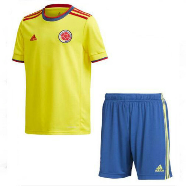 prima maglia colombia 2021 2022 giallo bambino