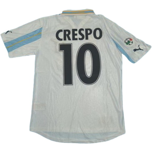 prima maglia crespo 10 lazio 2000-2001 blu uomo