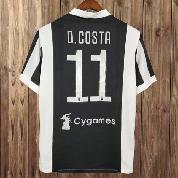 prima maglia d.costa 11 juventus 2017-2018 nero uomo