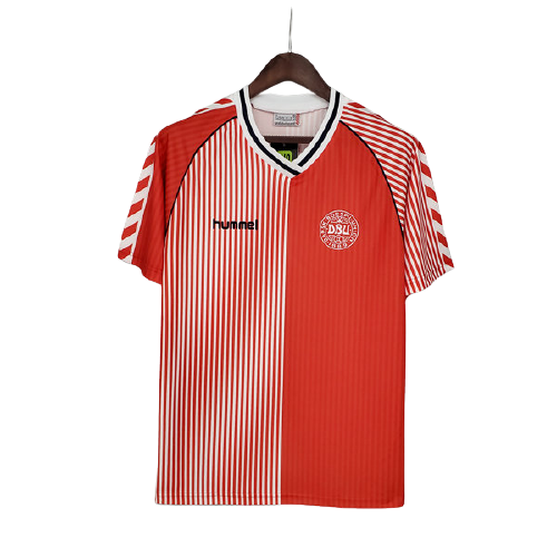 prima maglia danimarca 1986-1987 rosso uomo