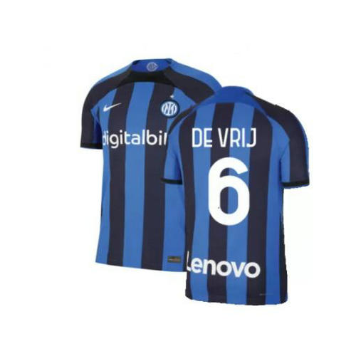 prima maglia de vrij 6 inter milan 2022-2023 uomo