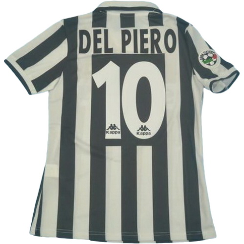 prima maglia del piero 10 juventus 1996-1997 bianco uomo