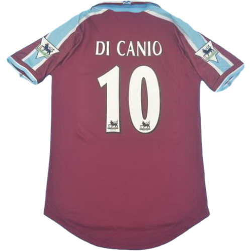 prima maglia di canio 10 west ham pl 1999-2001 rosso uomo