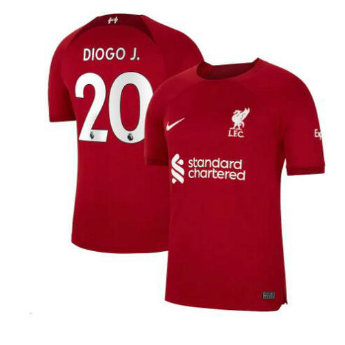 prima maglia diogo j. 20 liverpool 2022-2023 uomo